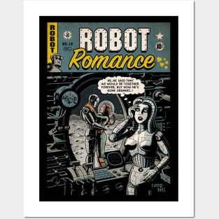 Robot Romance comic book Posters and Art